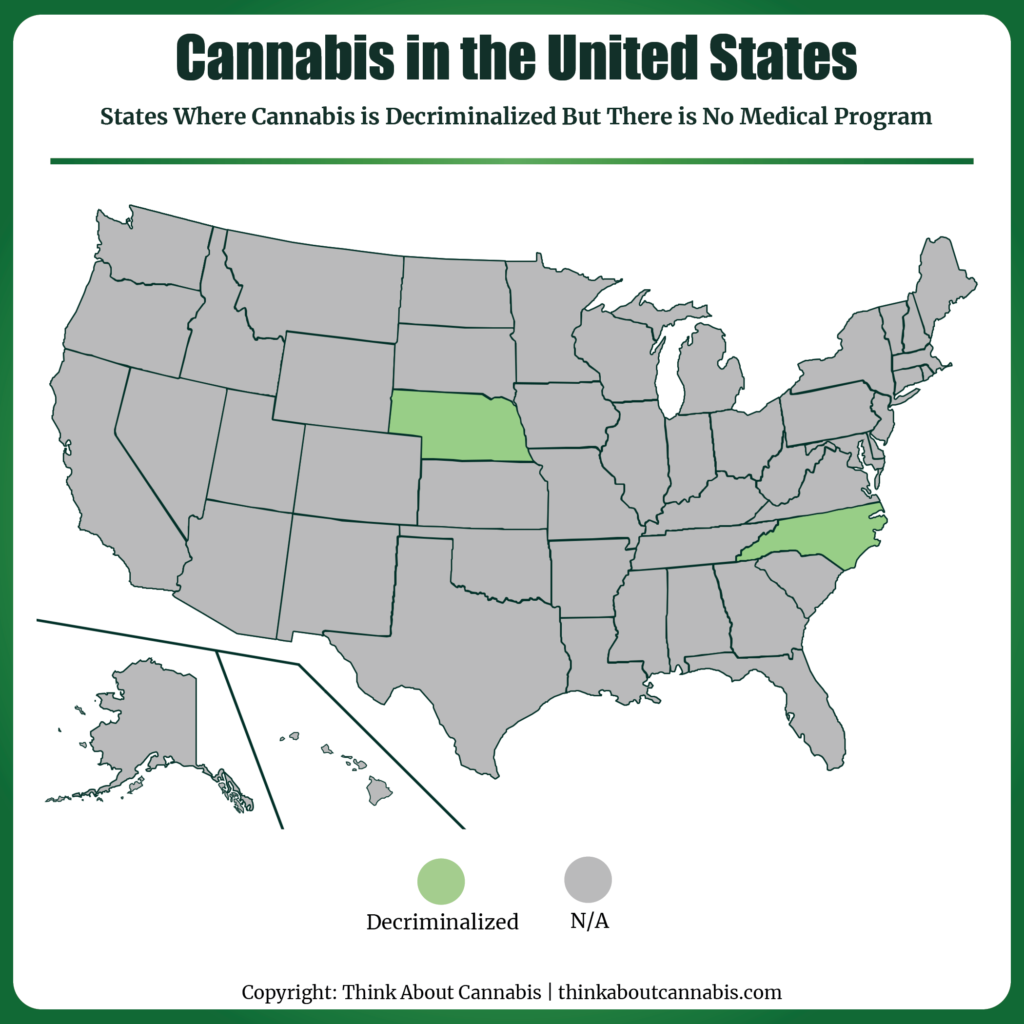 Where Cannabis is Only Decriminalized