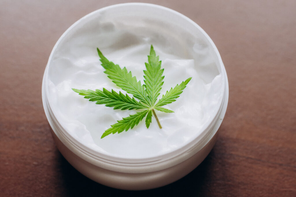 Cannabis cosmetic cream from natural hemp