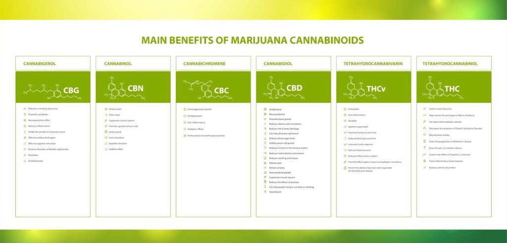 main benefits of marijuana cannabinoid