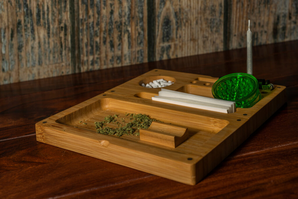 marijuana rolling tray